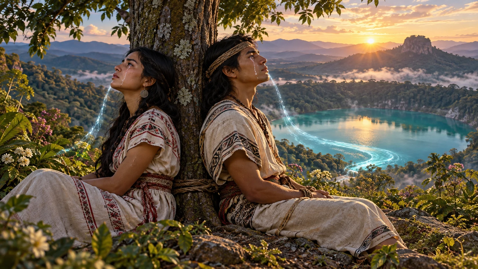 Tepozilama y Pintontli: el amor que dio origen a una laguna