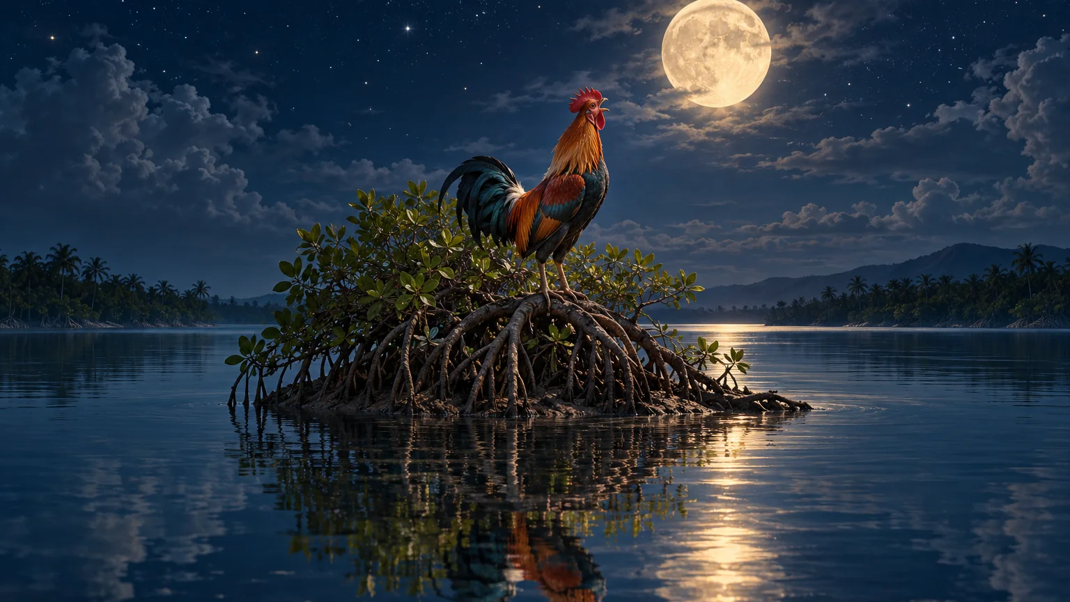 El gallo que sigue llamando en Manialtepec