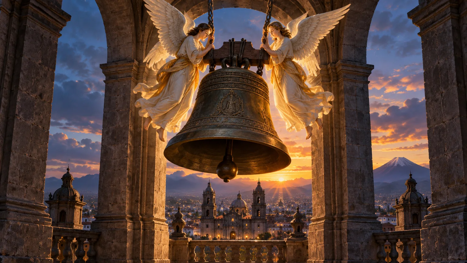 La campana que los ángeles subieron a la Catedral