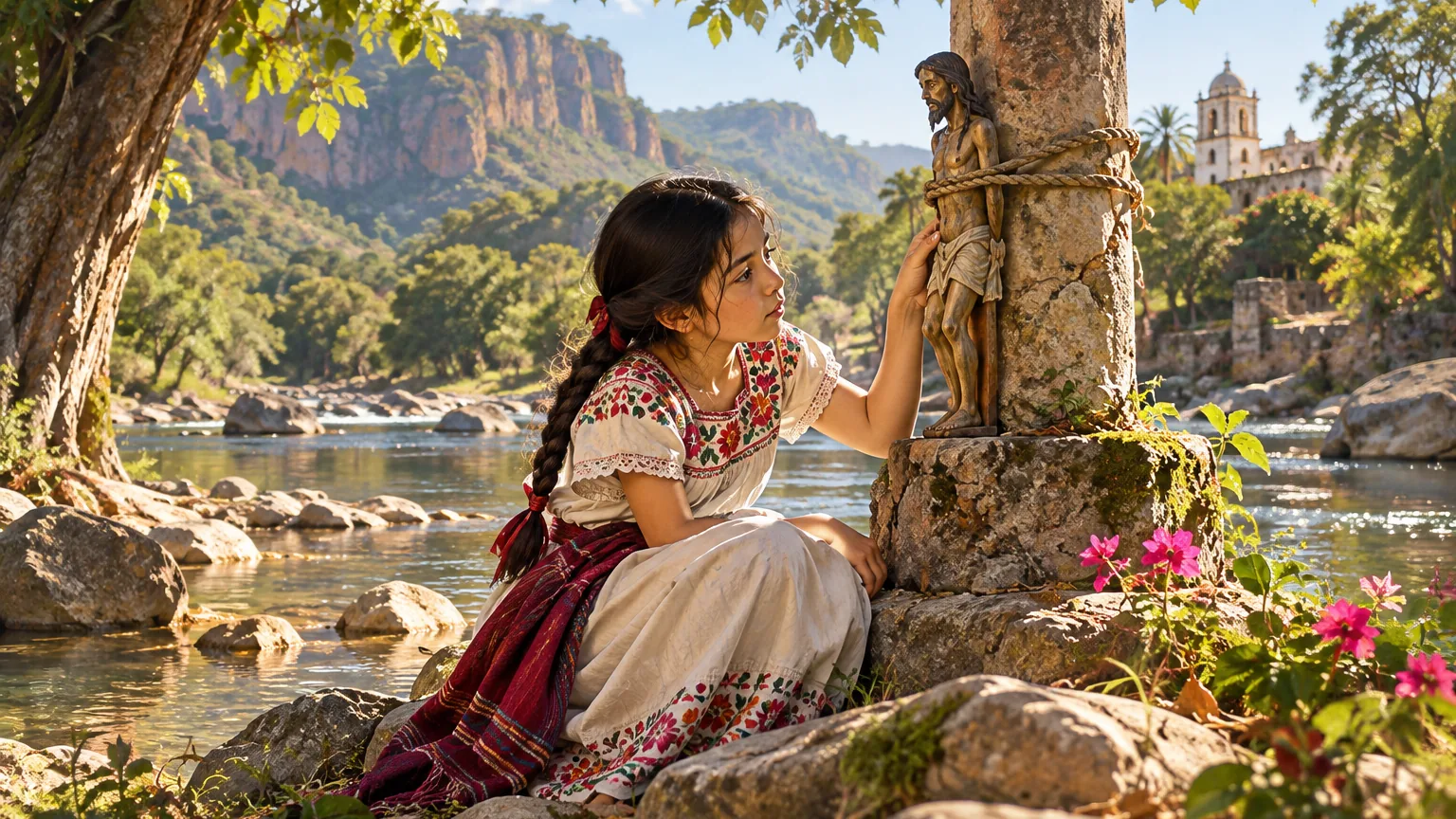 La niña y el Señor Aparecido de Tepalcingo