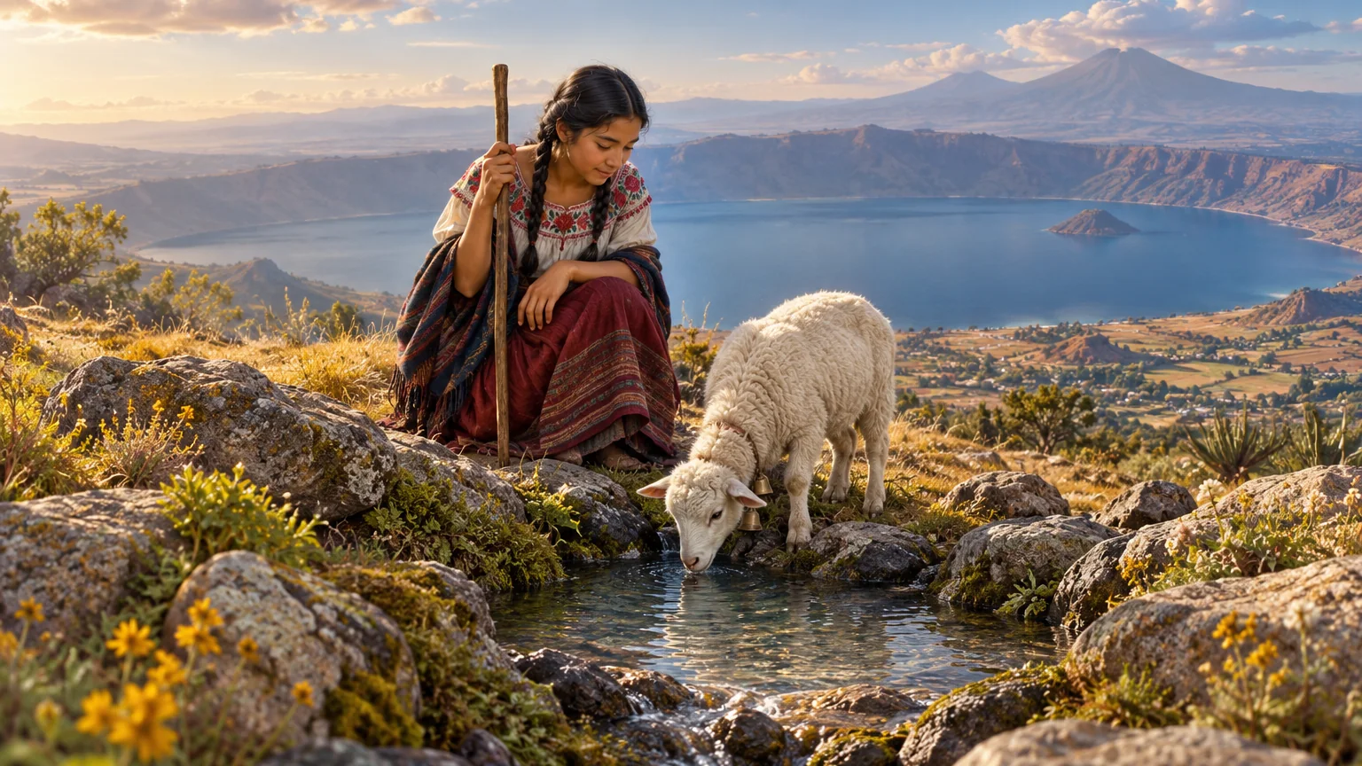 La pastora, el cascabel y la laguna de Aljojuca