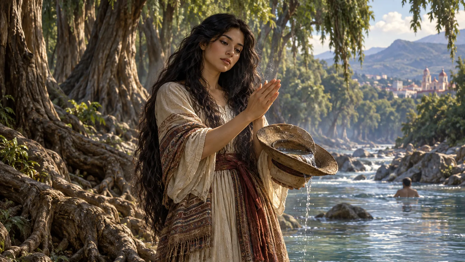 La Tisigua y las palmadas del río Sabinal