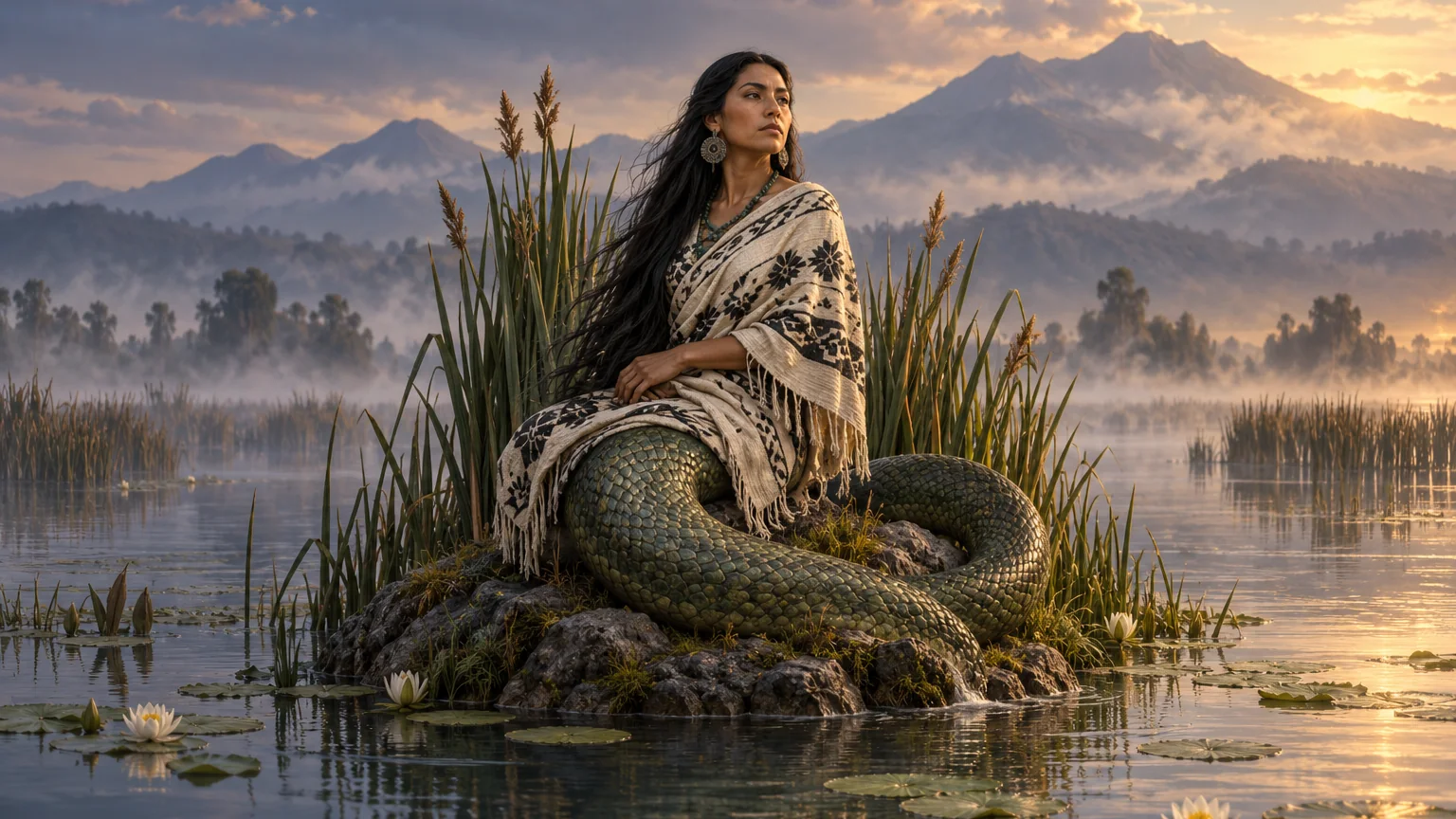 La Tlanchana, señora de las antiguas lagunas