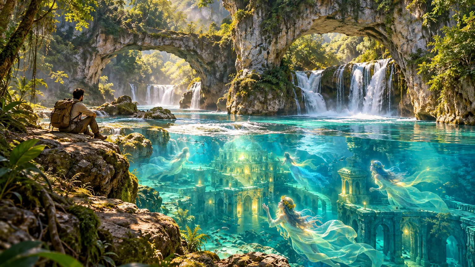 Los seres luminosos de Puente de Dios