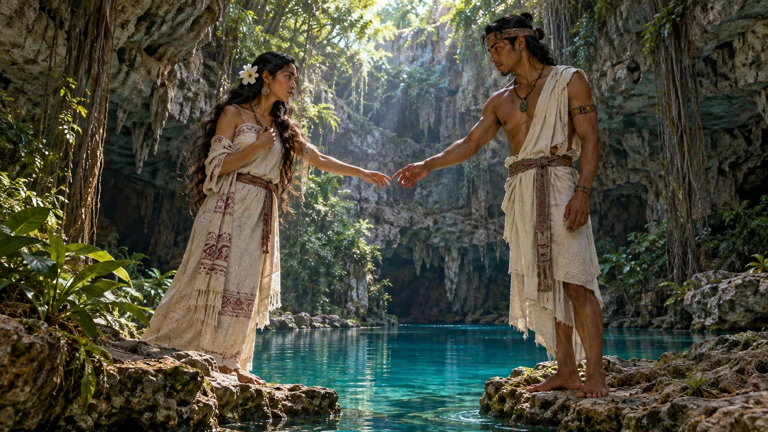 Sac Nicté y Hul Kin, la pena del cenote Zací