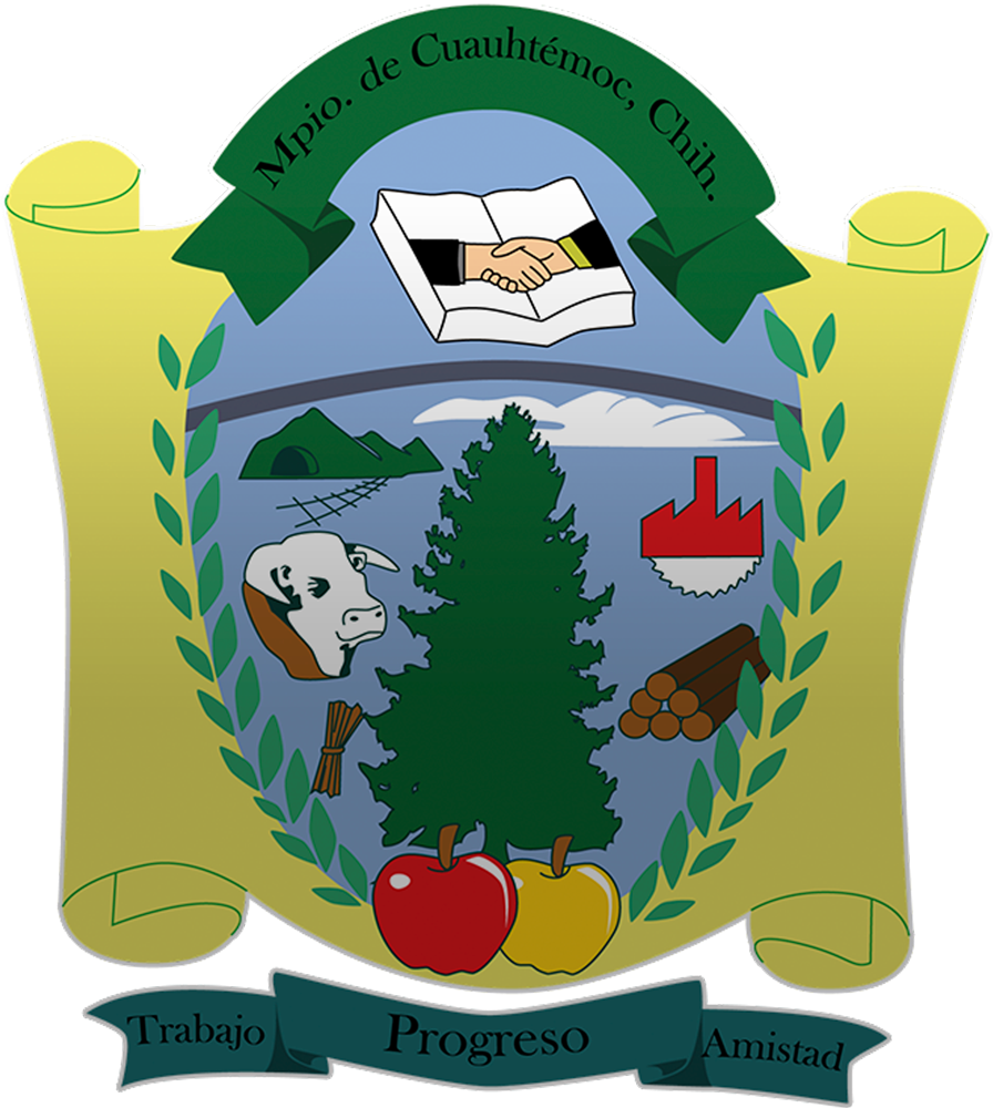 Escudo municipal de Cuauhtémoc