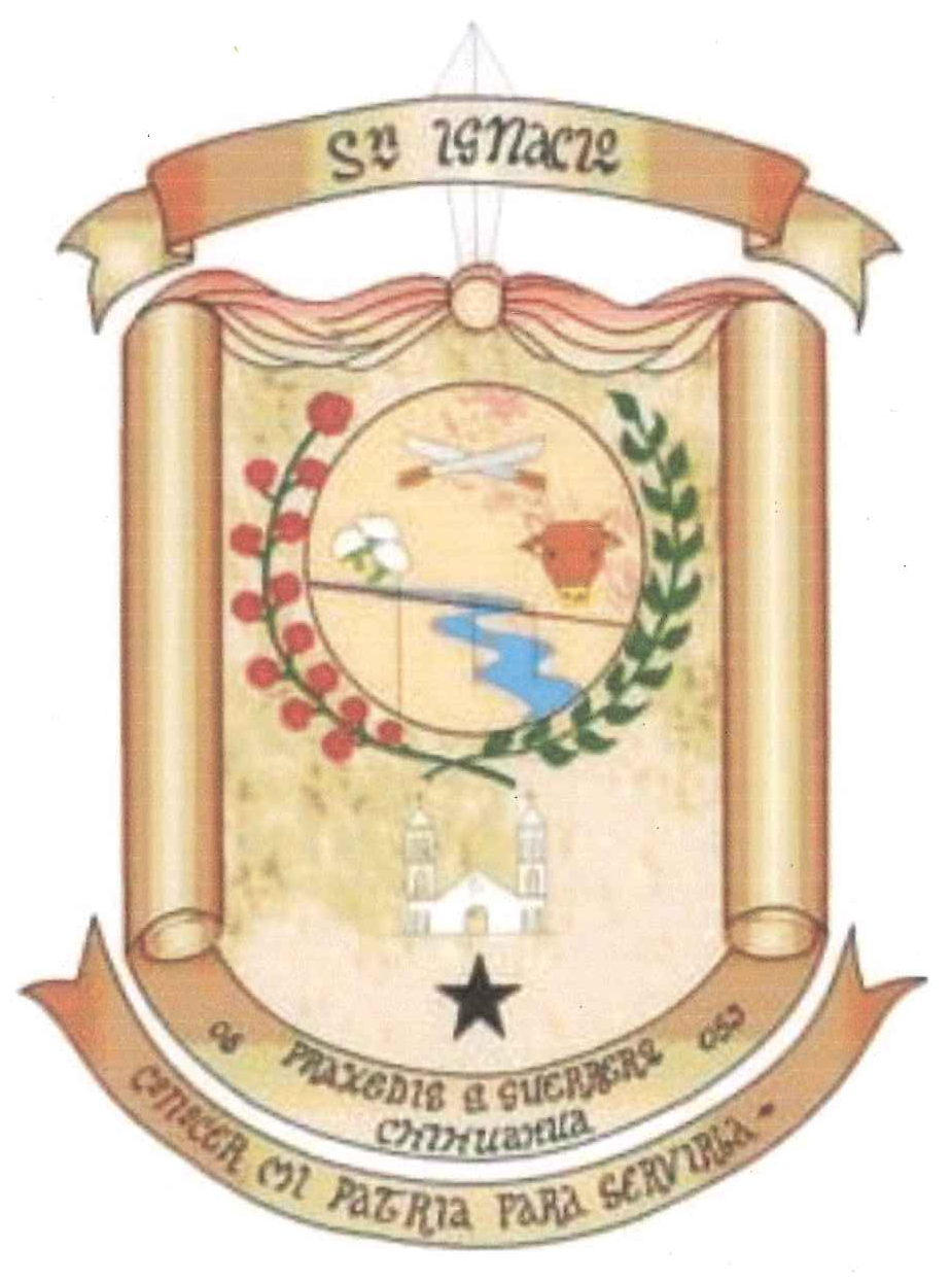 Escudo municipal de Praxedis G. Guerrero