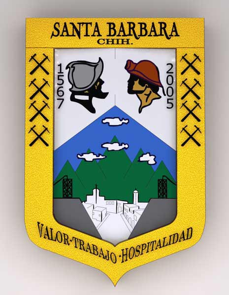 Escudo municipal de Santa Bárbara