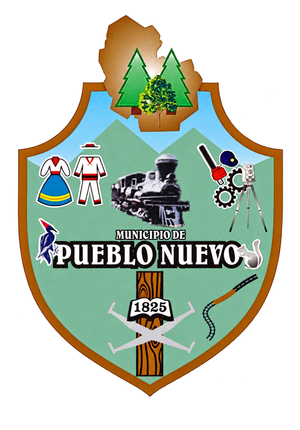 Escudo municipal de Pueblo Nuevo