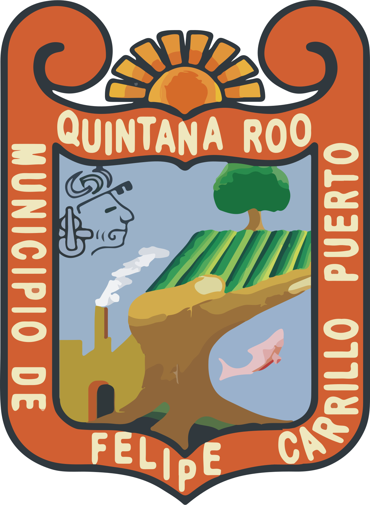 Escudo municipal de Felipe Carrillo Puerto